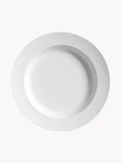 Piatti fondi fatti a mano in poercellana No. 41 2 pz