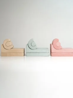 Poltrona pieghevole per bambini in velluto a coste fatta a mano Flipster
