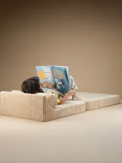 Poltrona pieghevole per bambini in velluto a coste fatta a mano Flipster