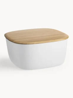 Portapane con coperchio in bambù Box It
