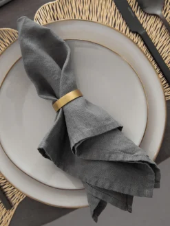 Portatovaglioli in ottone Ronja 4 pz