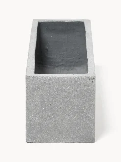 Portavaso da esterno in cemento Tuscany, alt. 19 cm