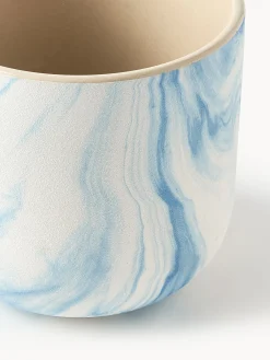 Portavaso effetto marmo Kiko, alt. 17 cm