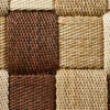 Pouf da giardino tessuto a mano Braided