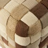 Pouf da giardino tessuto a mano Braided