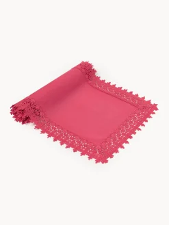 Runner da tavola con bordo in pizzo Flavia