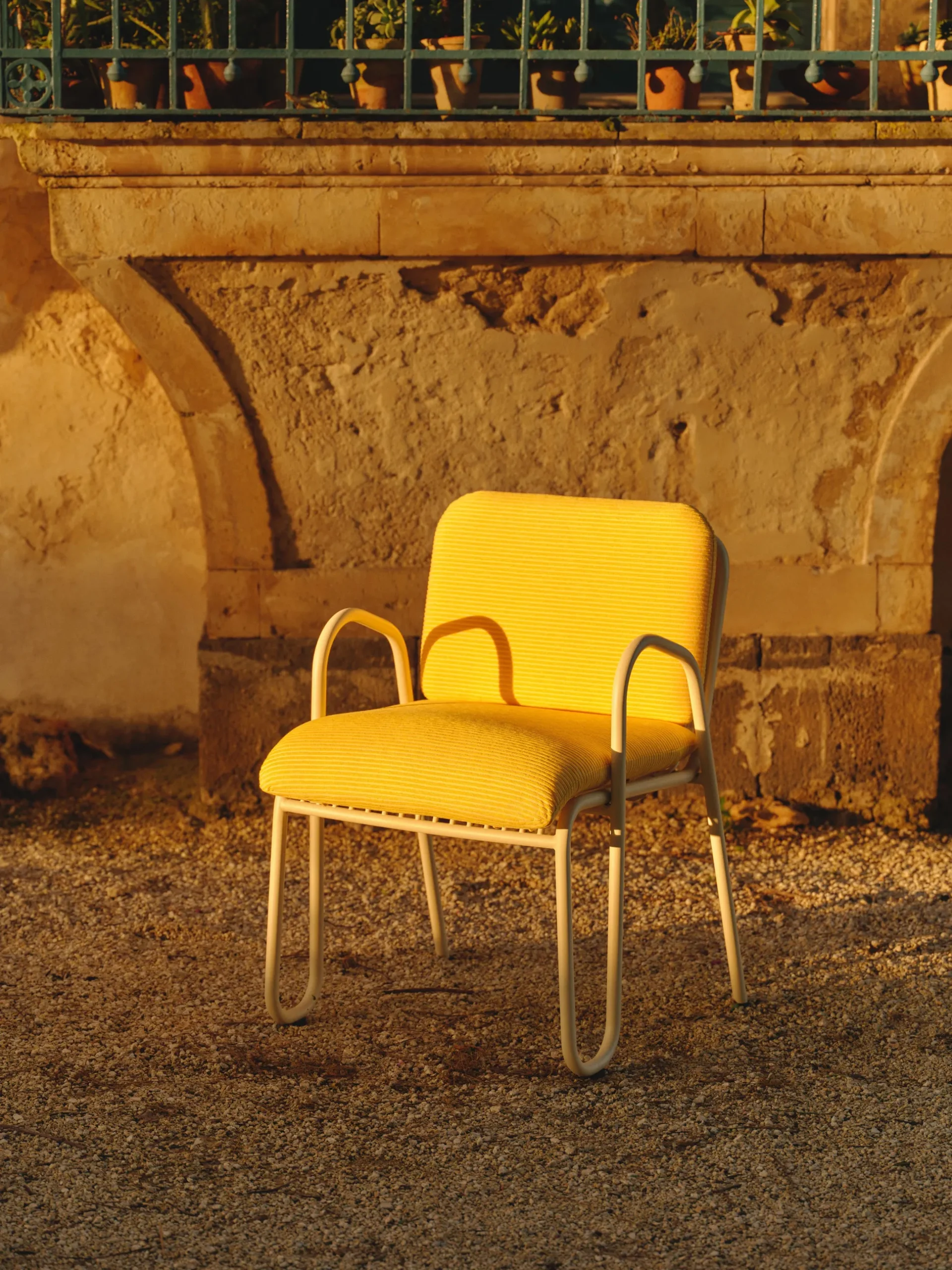 Sedia da giardino con braccioli Giovanni