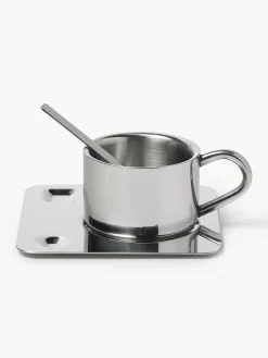 Set da caffè in acciaio inossidabile Shiloh 3 pz