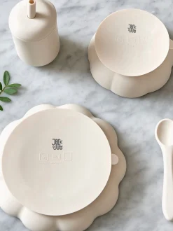 Set da pranzo per bambini in silicone Little Poppy, set da 4