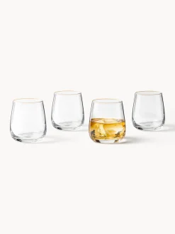 Set di 4 bicchieri in vetro soffiato Ellery