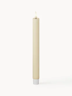 Set di 2 candele a bastoncino fatte a mano Real Flame, alt. 24 cm