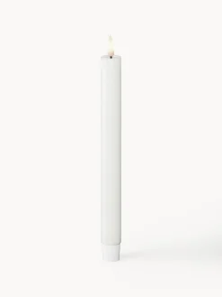 Set di 2 candele a bastoncino fatte a mano Real Flame, alt. 24 cm