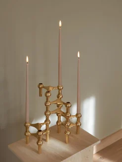 Set di 6 candele a bastoncino sottili Stoff Nagel