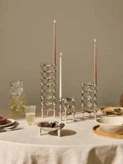 Set di 6 candele a bastoncino sottili Stoff Nagel