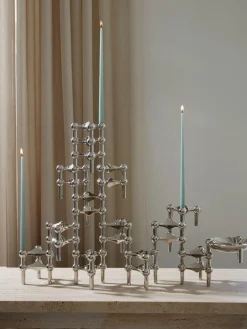 Set di 6 candele a bastoncino sottili Stoff Nagel