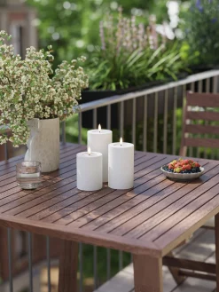 Set di 5 candele a LED fatte a mano con telecomando Real Flame
