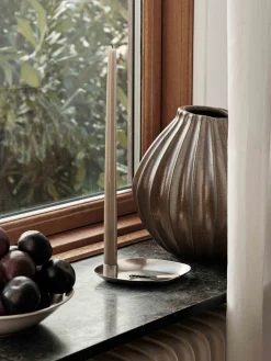 Set di 4 candele da tavolo fatte a mano Smooth