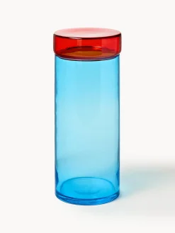 Set di 3 contenitori in vetro soffiato Multi