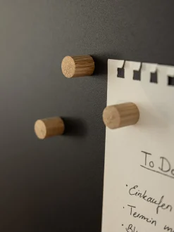 Set di 4 magneti in legno Ela