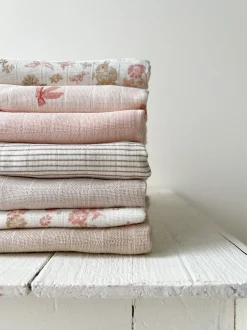 Set di 3 panni in mussola di cotone organico Bows