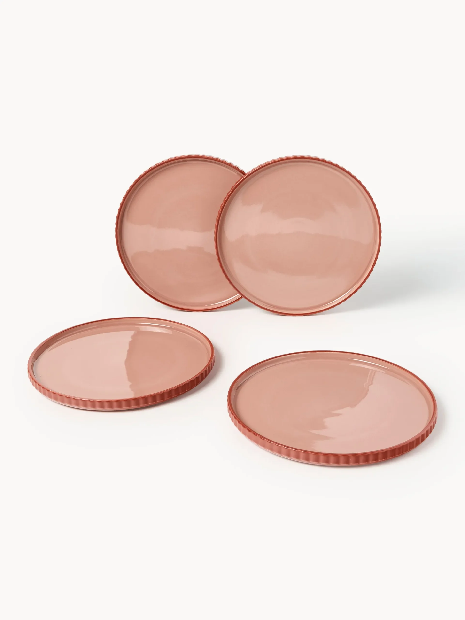 Set di 4 piatti da colazione Napari