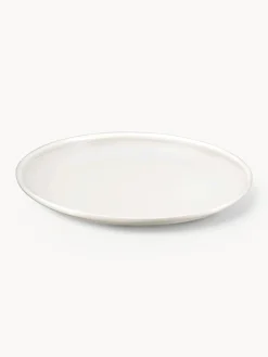 Set di 6 piatti piani in Fine Bone China Oco
