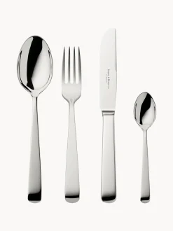 Set di 24 posate fatte a mano lucidate a specchio Alta in scatola, 6 persone