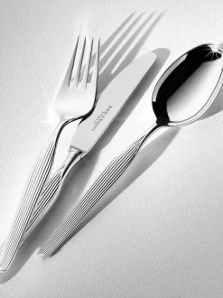 Set di posate fatte a mano lucidate a specchio Metropolitan, varie misure