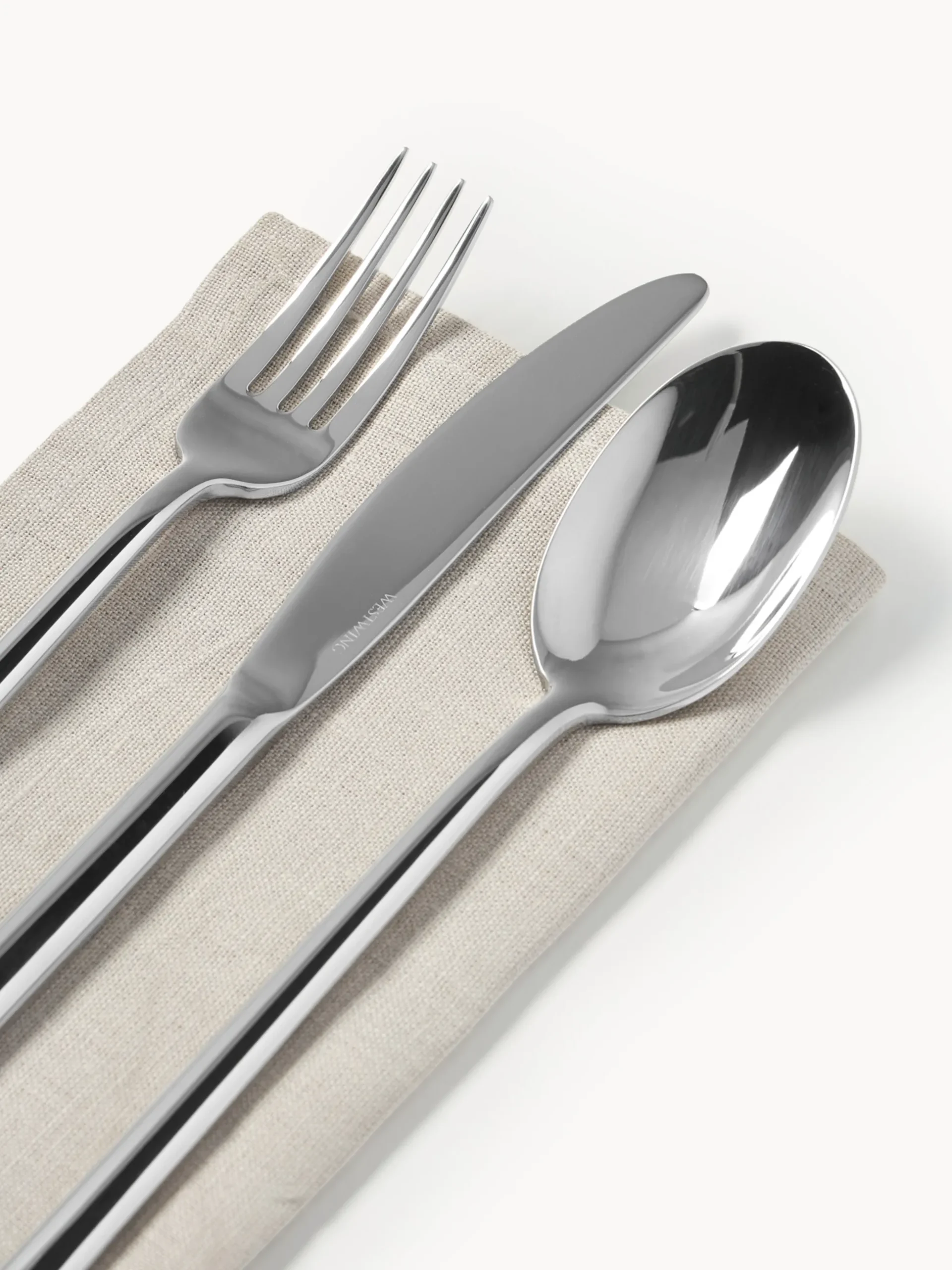 Set di posate lucide Loretta, varie misure