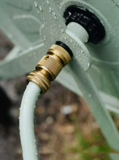 Set di 3 raccordi per tubo da giardino in ottone Saif
