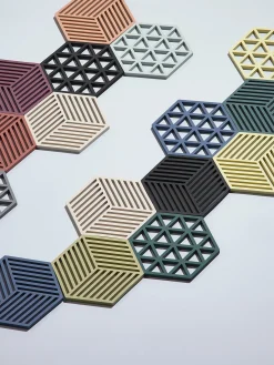 Set di 2 sottopentole in silicone Triangles
