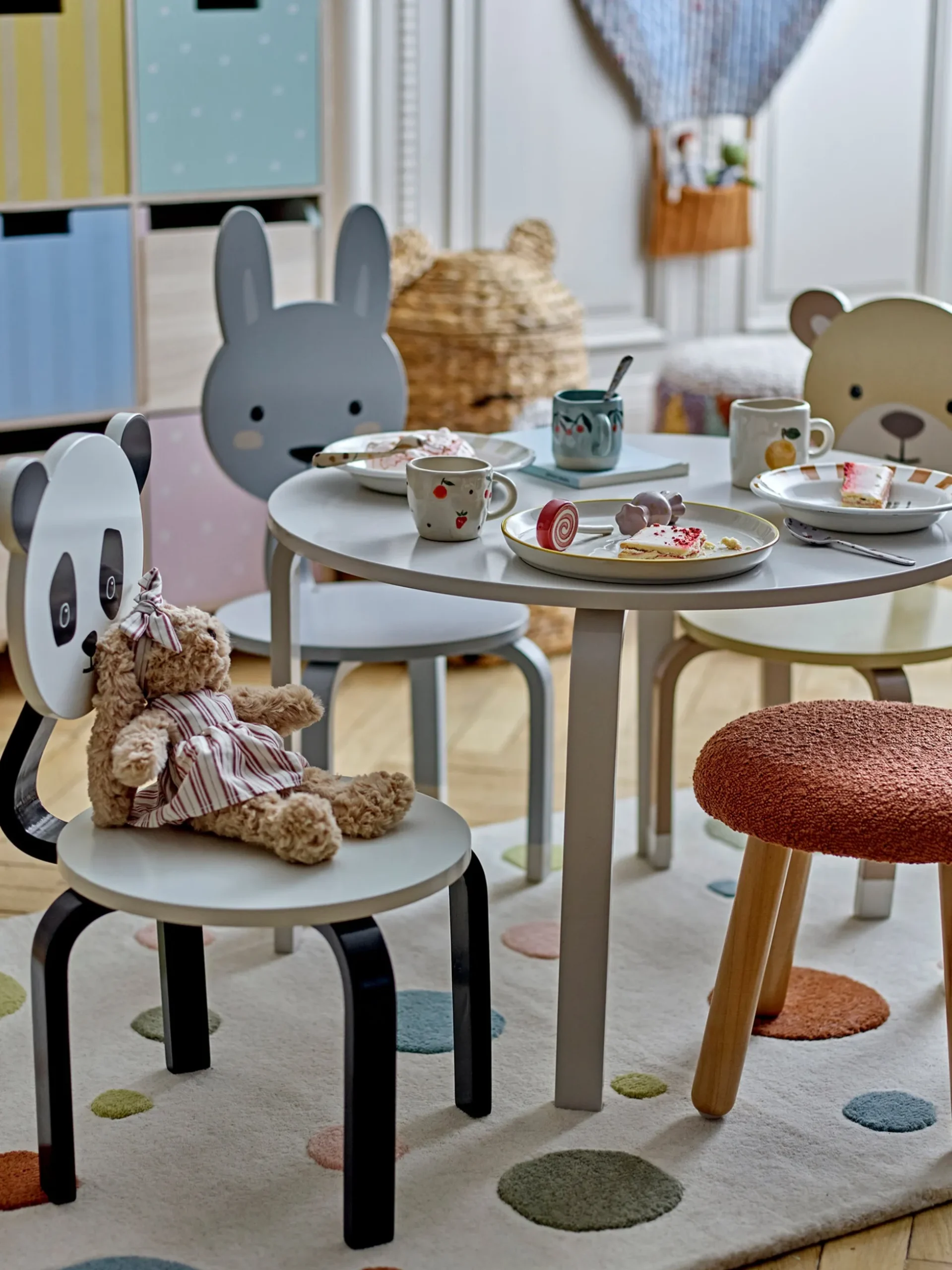 Set di 2 stoviglie per bambini dipinte a mano Tatiana