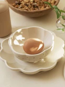 Set di 2 stoviglie per bambini in silicone Poppy in Bloom