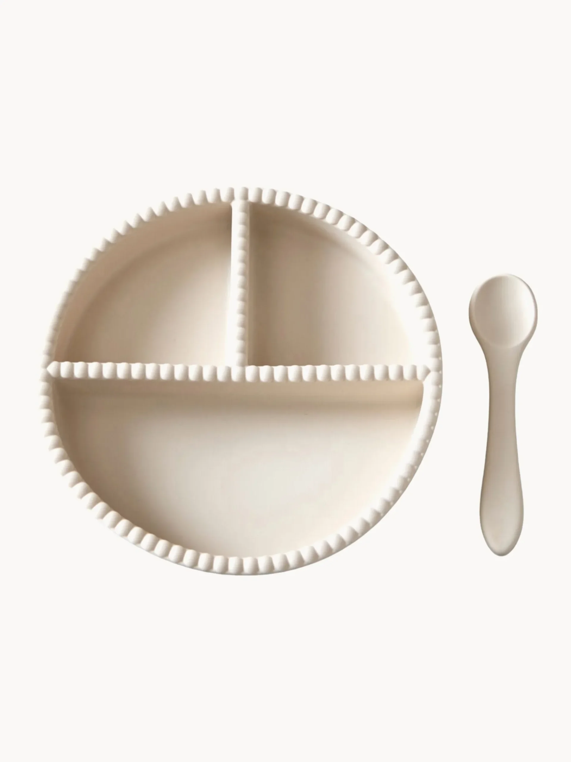 Set di 2 stoviglie per bambini in silicone Bubble