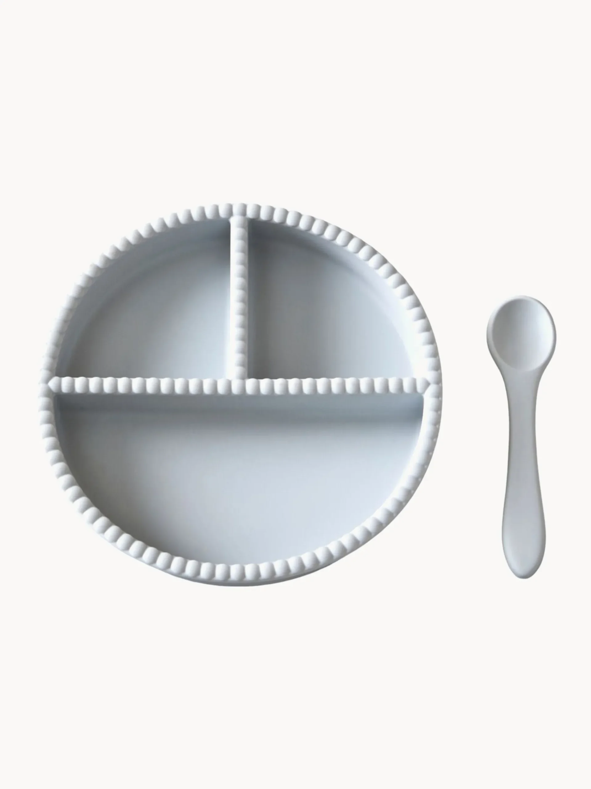 Set di 2 stoviglie per bambini in silicone Bubble