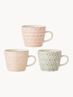 Set di 3 tazze con motivo grazioso Cécile