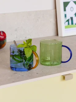 Set di 2 tazze in vetro borosilicato Fred