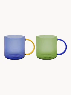 Set di 2 tazze in vetro borosilicato Fred