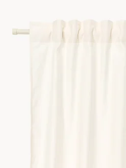 Set di 2 tende opache a righe Panama, larg. 140 cm