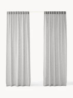 Set di 2 tende semitrasparenti Ibiza, larg. 135 cm