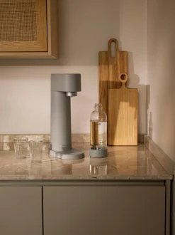 Set gasatore d'acqua con bottiglia Woody