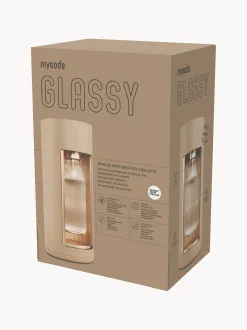 Set gasatore d'acqua con bottiglia Glassy