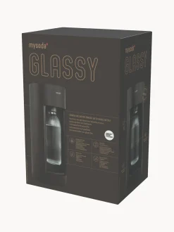 Set gasatore d'acqua con bottiglia Glassy