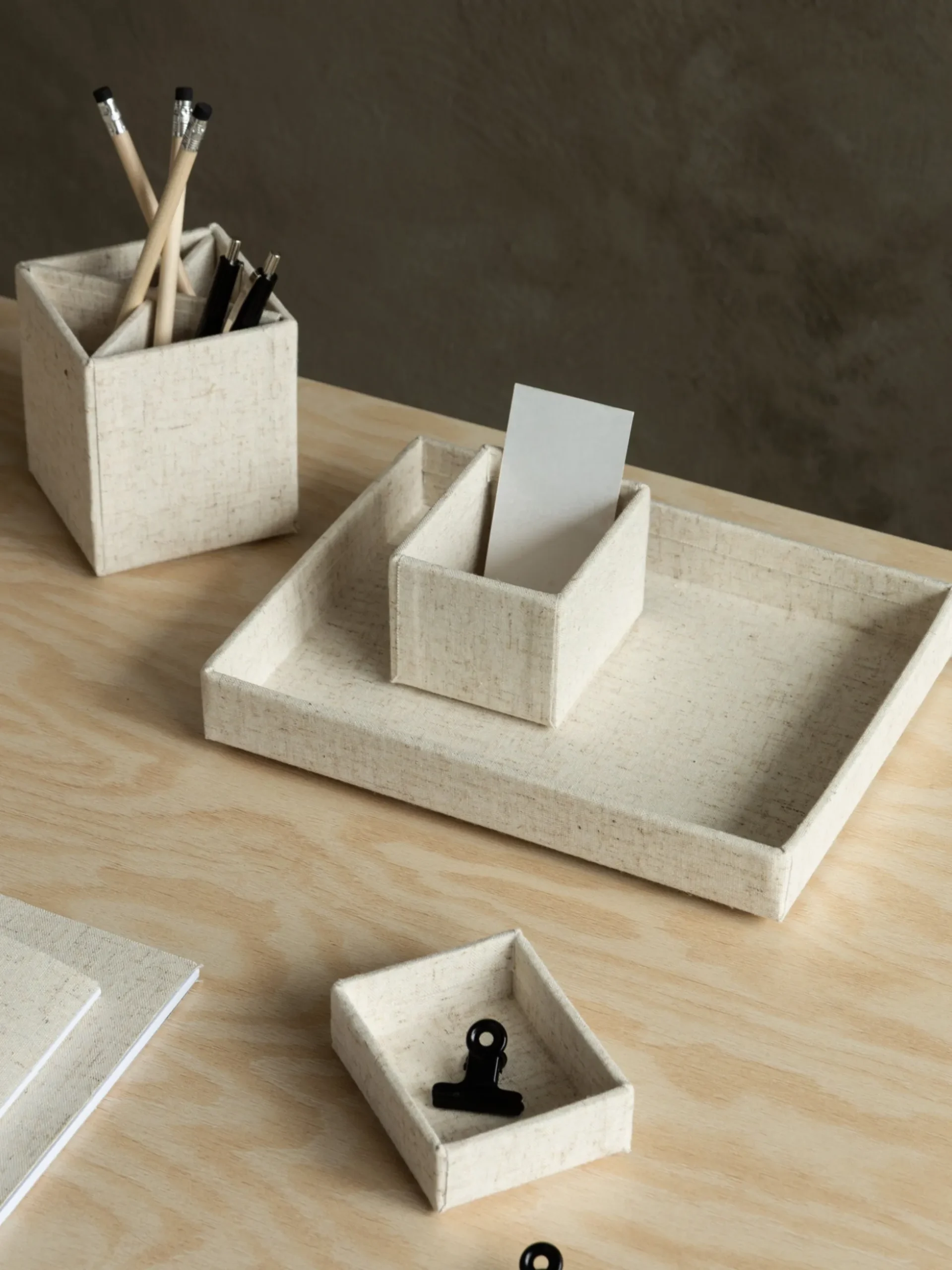 Set organizer da scrivania Lena 4 pz