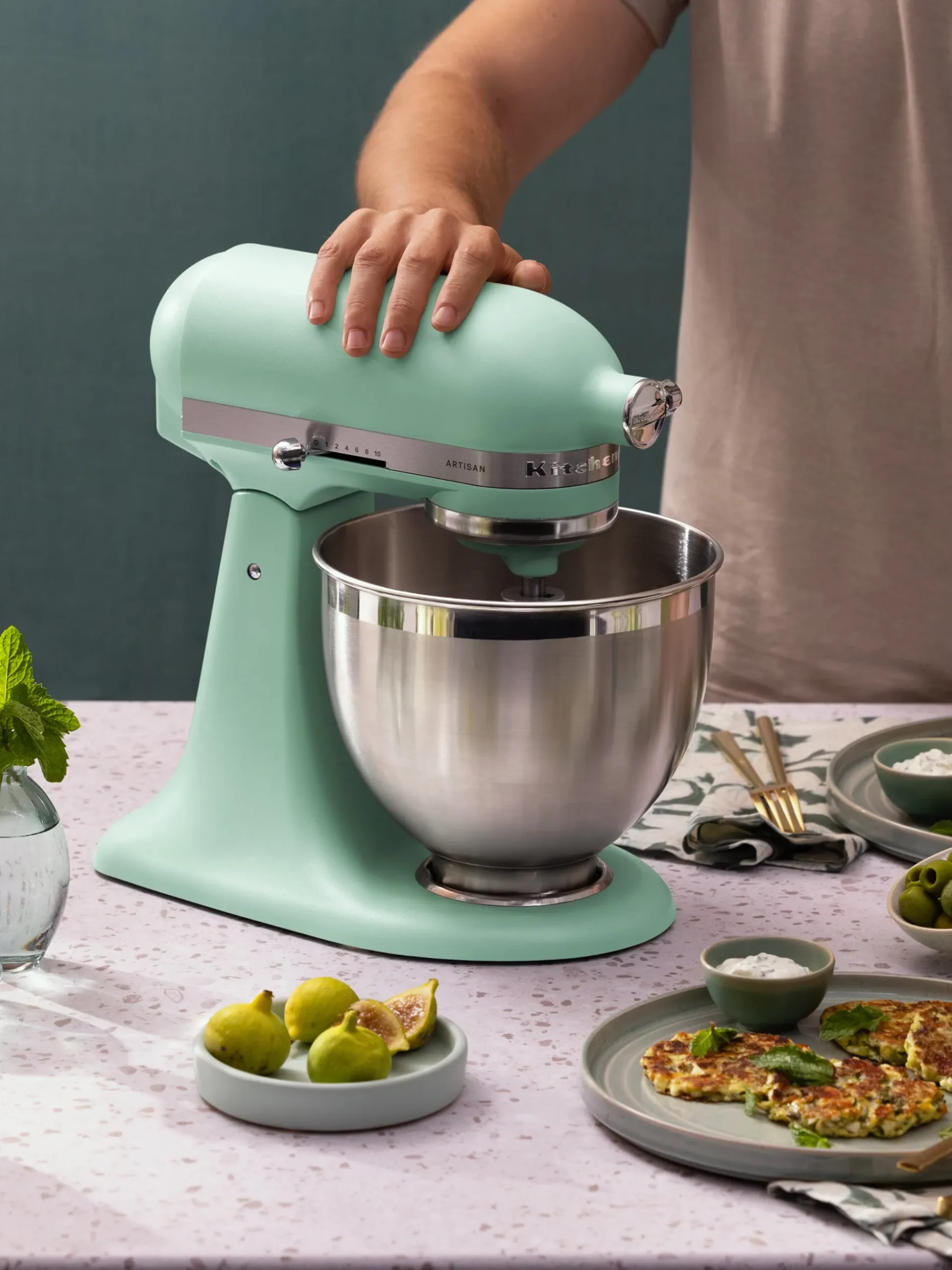Set robot da cucina con testa reclinabile e accessori Artisan, 4,7 L, set da 9