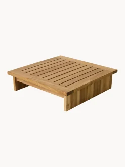Sgabello da giardino in legno di teak Stracciatella