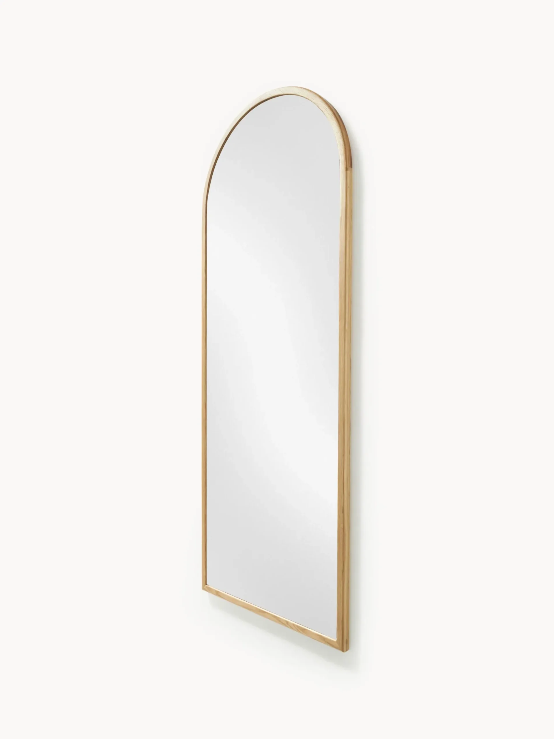 Specchio a figura intera con cornice in legno di quercia Levan