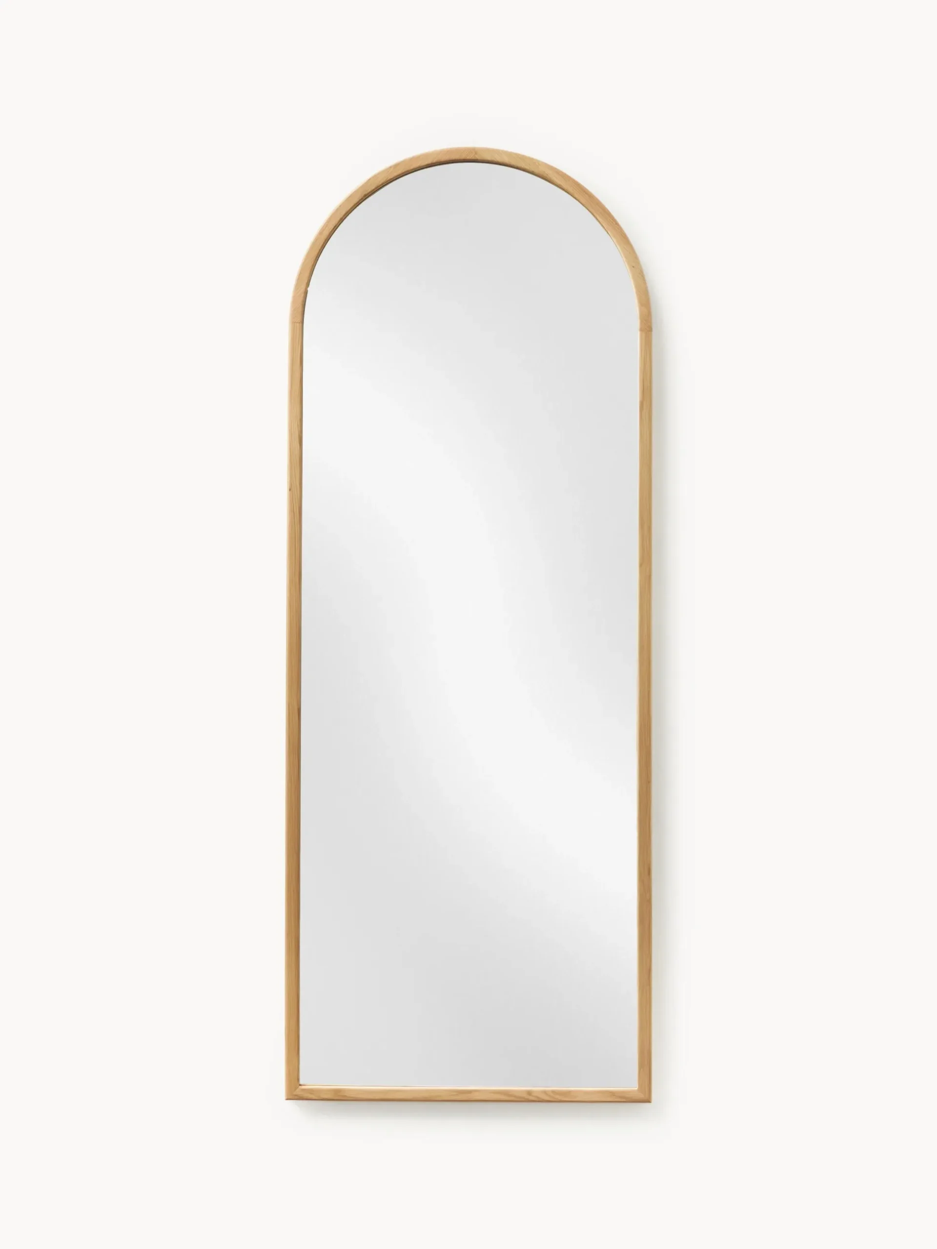 Specchio a figura intera con cornice in legno di quercia Levan