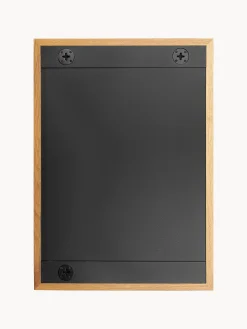 Specchio rettangolare da parete con cornice in legno di quercia Avery