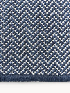 Tappeto da esterno reversibile con motivo zigzag Cort